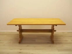Table à manger en chêne massif, design danois, années 1960