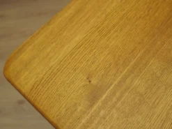 Table à manger en chêne massif, design danois, années 1960