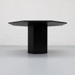 Table à manger en liège octogonale Italie années 1980