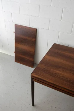 Table à manger en palissandre Johannes Andersen pour Christian Linneberg