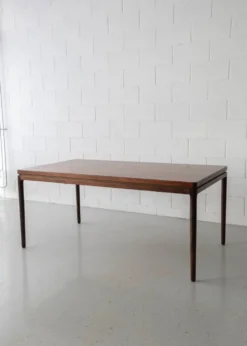 Table à manger en palissandre Johannes Andersen pour Christian Linneberg