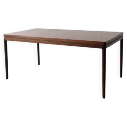 Table à manger en palissandre Johannes Andersen pour Christian Linneberg
