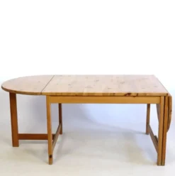 Table à manger en pin de Karin Moberg années 70
