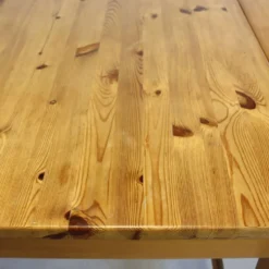Table à manger en pin de Karin Moberg années 70