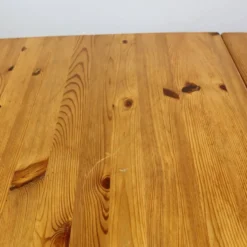 Table à manger en pin de Karin Moberg années 70