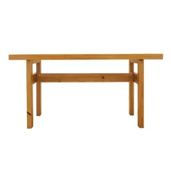 Table à manger en pin massif, Danemark, années 1980