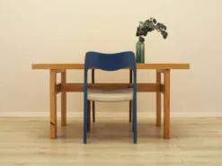 Table à manger en pin massif, Danemark, années 1980