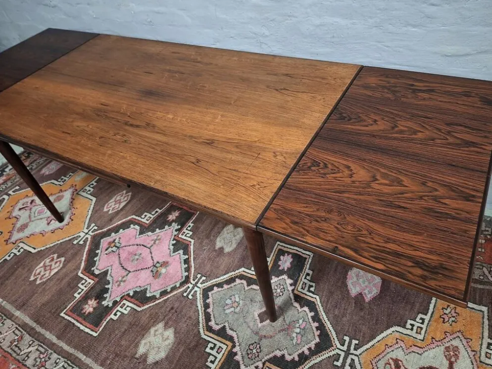 Table à manger en rosewood pour 10 personnes de Vemb Mobelfabrik, Danemark, années 1960.