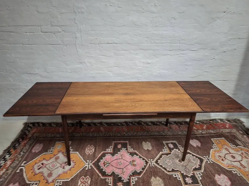 Table à manger en rosewood pour 10 personnes de Vemb Mobelfabrik, Danemark, années 1960.