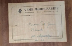 Table à manger en rosewood pour 10 personnes de Vemb Mobelfabrik, Danemark, années 1960.