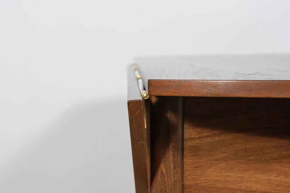 Table à manger en teck à rabats des années 1960, Royaume-Uni