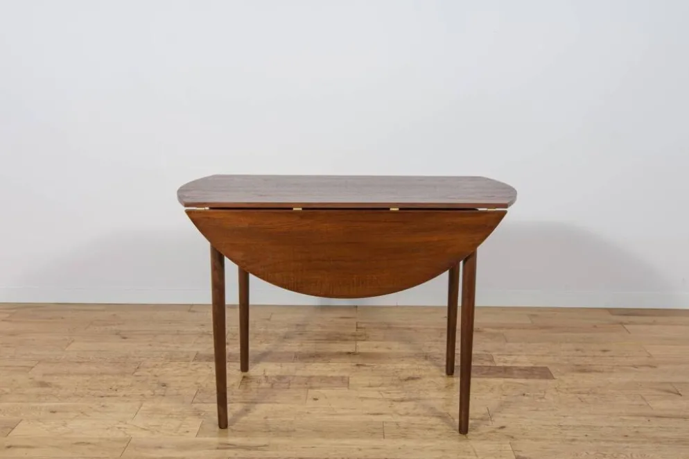 Table à manger en teck à rabats des années 1960, Royaume-Uni