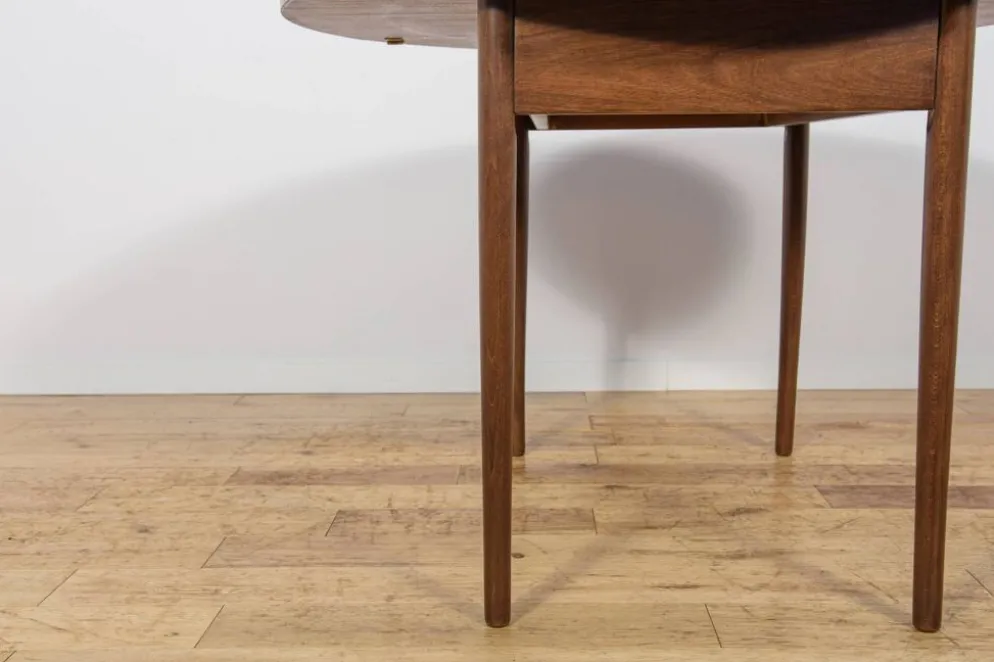 Table à manger en teck à rabats des années 1960, Royaume-Uni