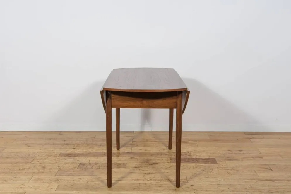 Table à manger en teck à rabats des années 1960, Royaume-Uni