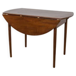 Table à manger en teck à rabats des années 1960, Royaume-Uni
