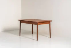 Table à manger extensible danoise, années 1960.