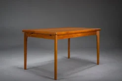 Table à manger extensible danoise en teck par Henning Kjærnulf pour Vejle Møbelfabrik, années 1960