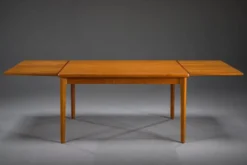 Table à manger extensible danoise en teck par Henning Kjærnulf pour Vejle Møbelfabrik, années 1960