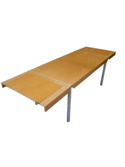 Table à manger extensible des années 1980