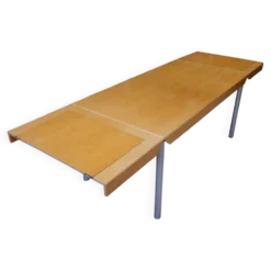 Table à manger extensible des années 1980