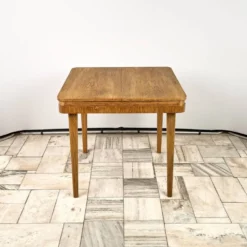 Table à manger extensible en chêne par Jitona, années 1960, Tchécoslovaquie