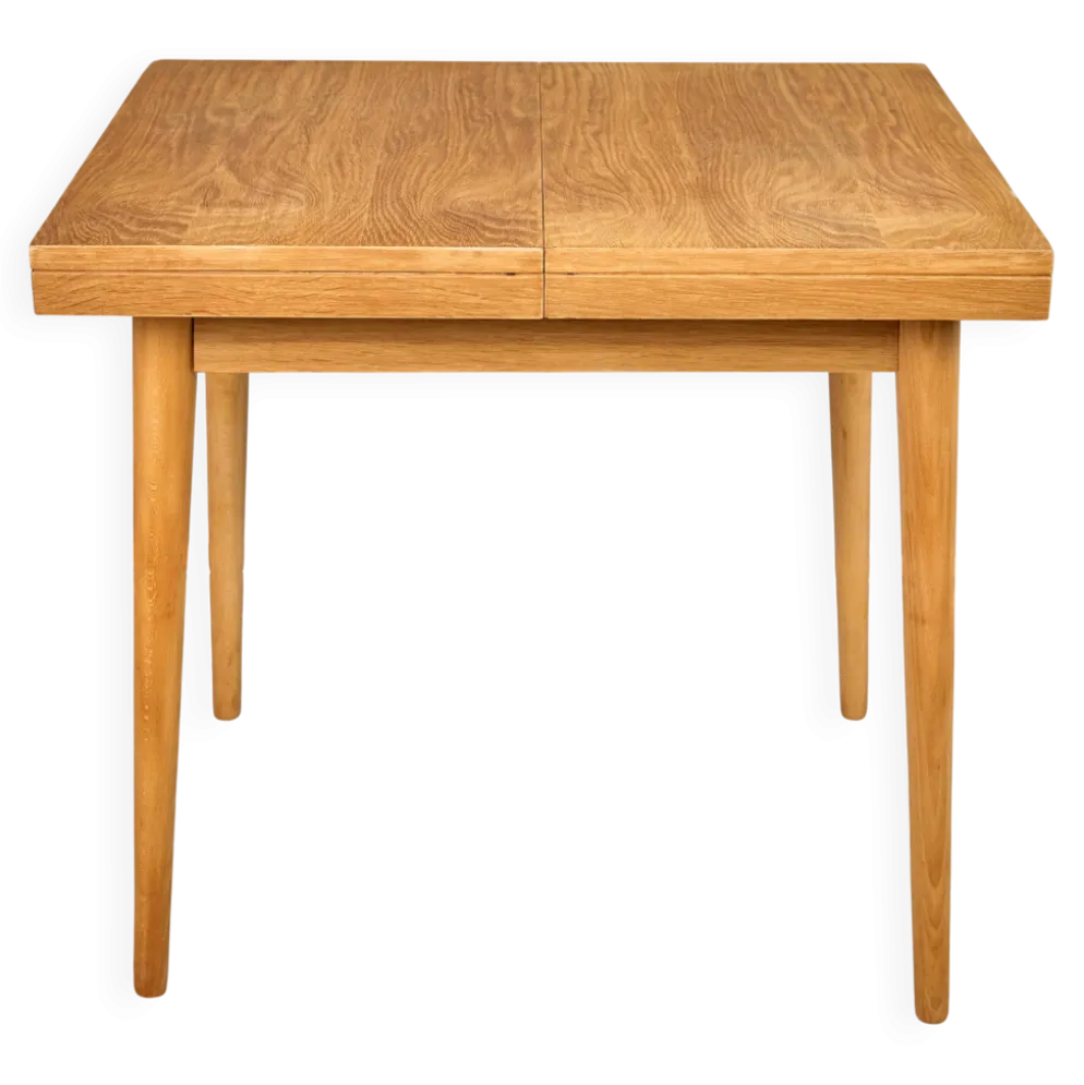 Table à manger extensible en chêne par Jitona, années 1960, Tchécoslovaquie