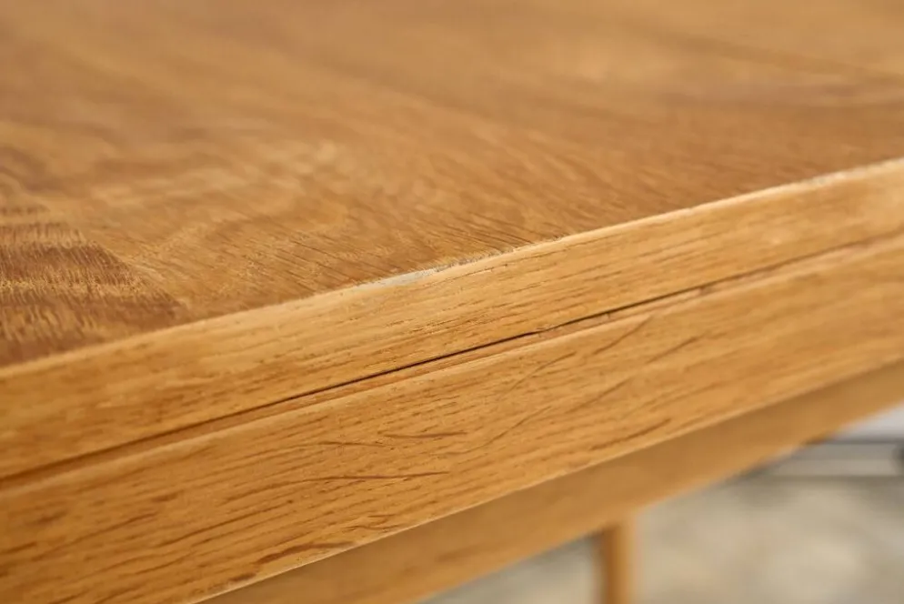 Table à manger extensible en chêne par Jitona, années 1960, Tchécoslovaquie