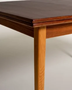 Table à manger extensible en chêne, Scandinavie, années 1960