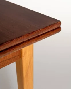Table à manger extensible en chêne, Scandinavie, années 1960
