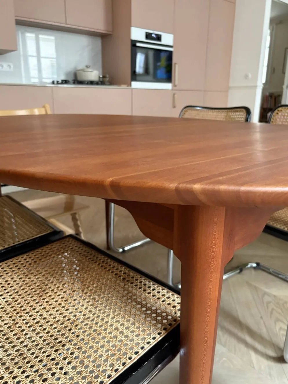 Table à manger extensible en merisier, Søren Nissen & Ebbe Gehl, Danem
