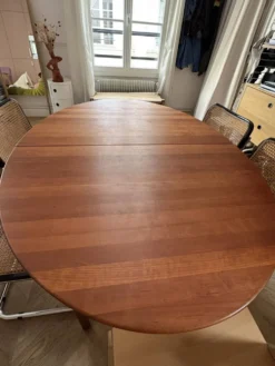 Table à manger extensible en merisier, Søren Nissen & Ebbe Gehl, Danem