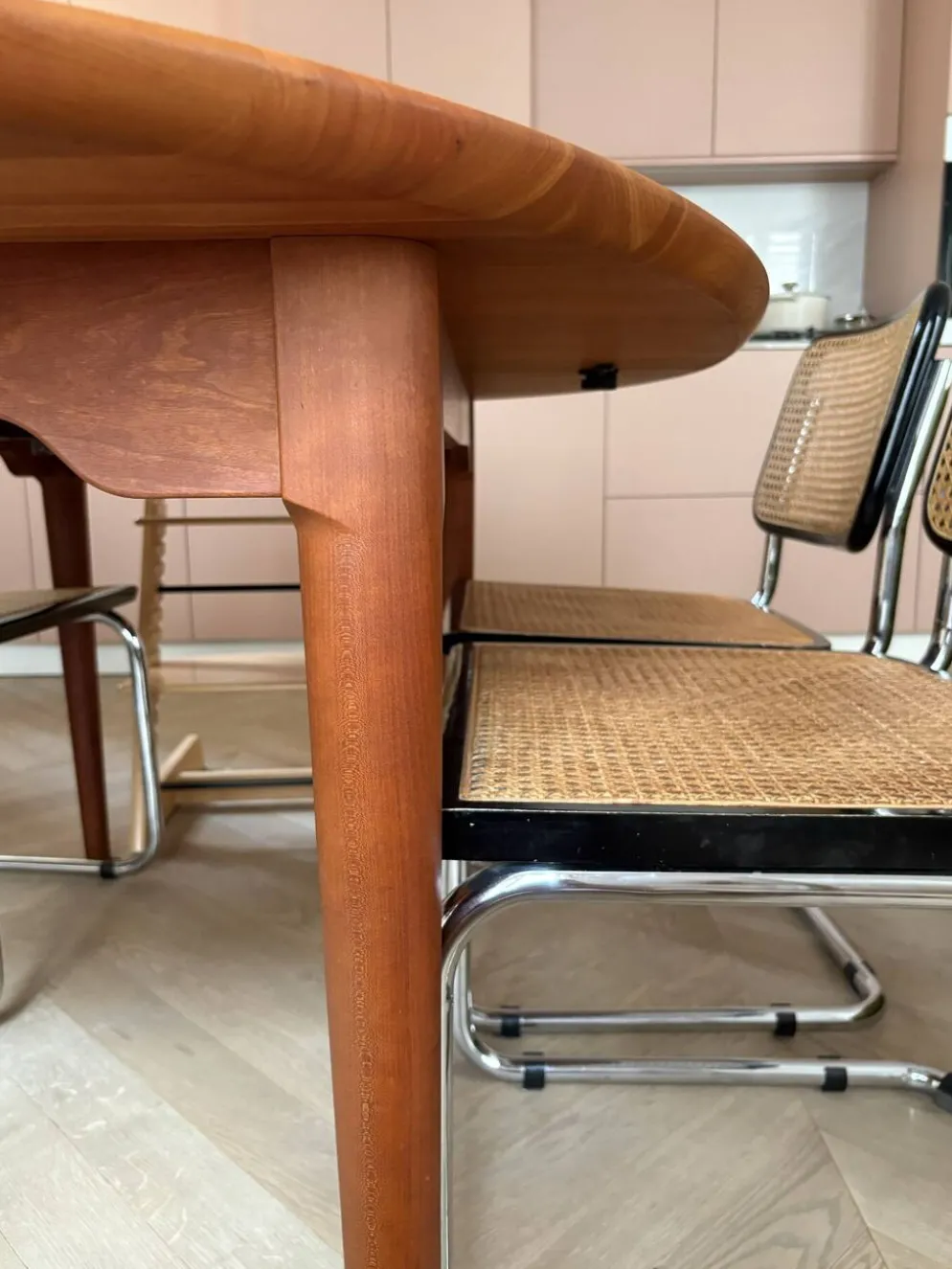 Table à manger extensible en merisier, Søren Nissen & Ebbe Gehl, Danem