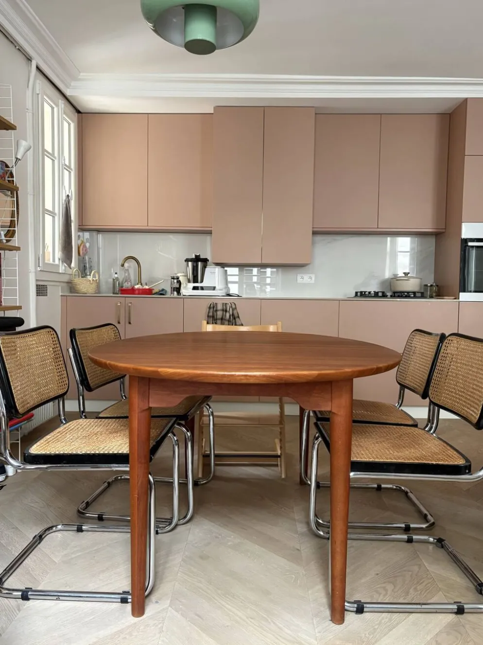 Table à manger extensible en merisier, Søren Nissen & Ebbe Gehl, Danem