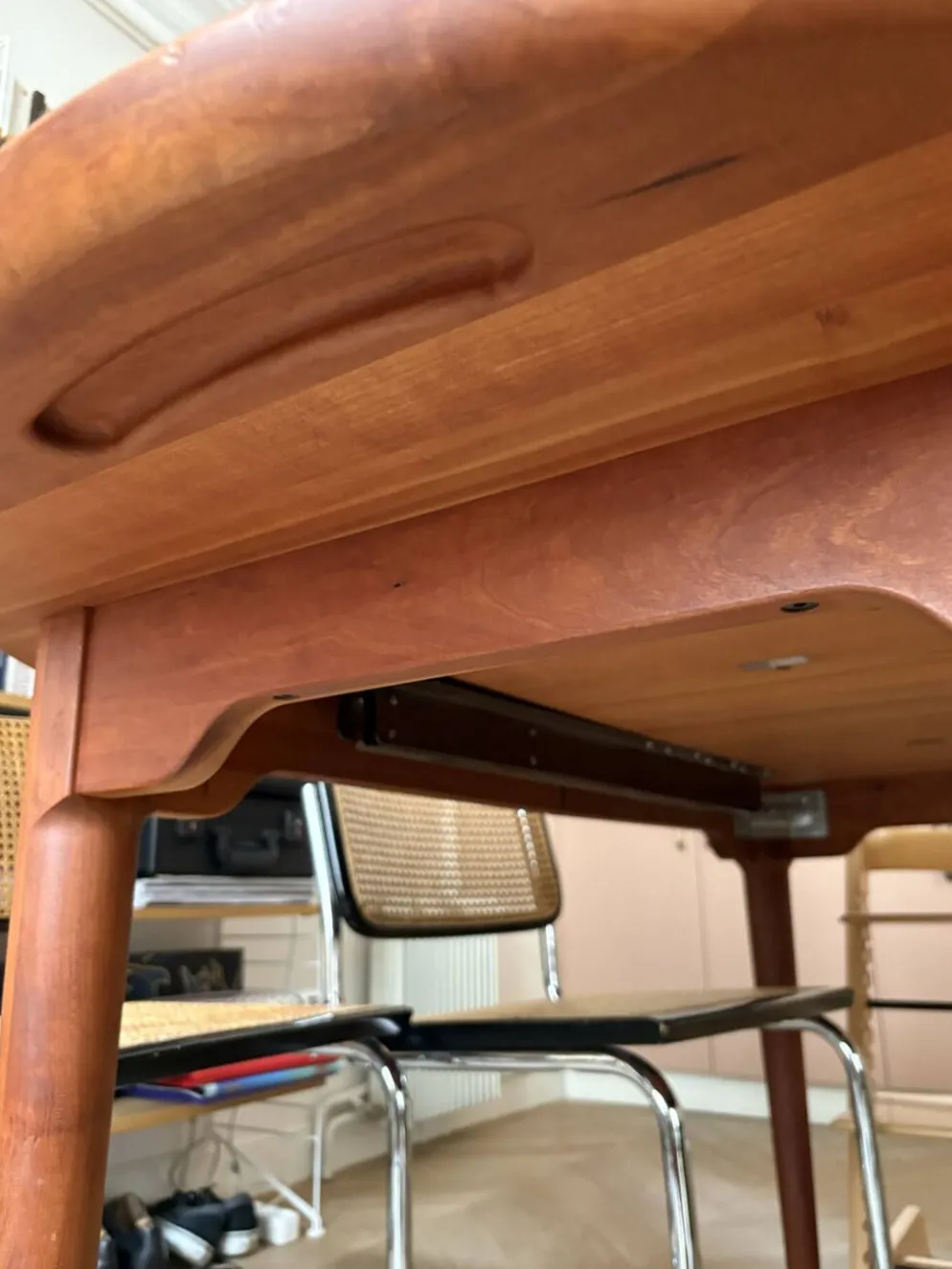 Table à manger extensible en merisier, Søren Nissen & Ebbe Gehl, Danem