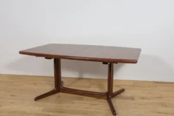 Table à manger extensible en palissandre de style mid-century moderne, Danemark, années 1960.