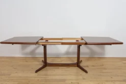 Table à manger extensible en palissandre de style mid-century moderne, Danemark, années 1960.
