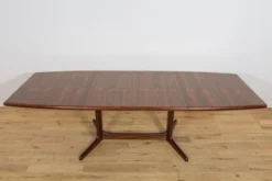 Table à manger extensible en palissandre de style mid-century moderne, Danemark, années 1960.