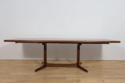 Table à manger extensible en palissandre de style mid-century moderne, Danemark, années 1960.