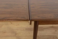 Table à manger extensible en palissandre du milieu du siècle, Danemark, années 1960