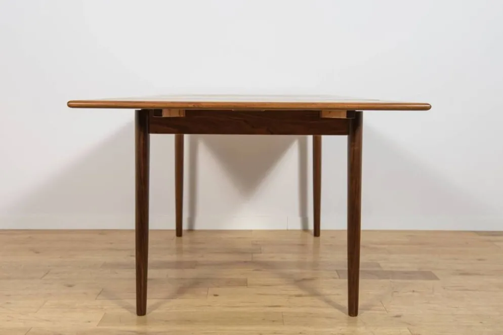 Table à manger extensible en palissandre du milieu du siècle, Danemark, années 1960