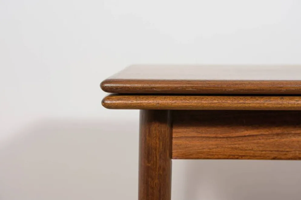 Table à manger extensible en palissandre du milieu du siècle, Danemark, années 1960