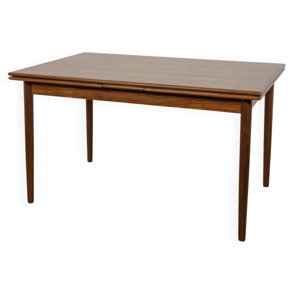 Table à manger extensible en palissandre du milieu du siècle, Danemark, années 1960