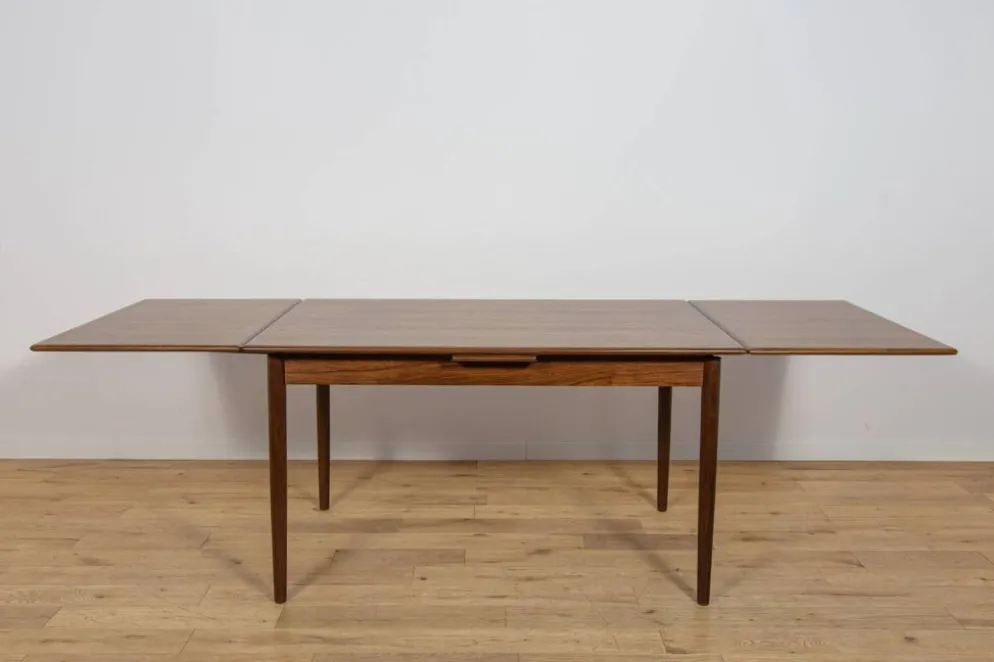Table à manger extensible en palissandre du milieu du siècle, Danemark, années 1960