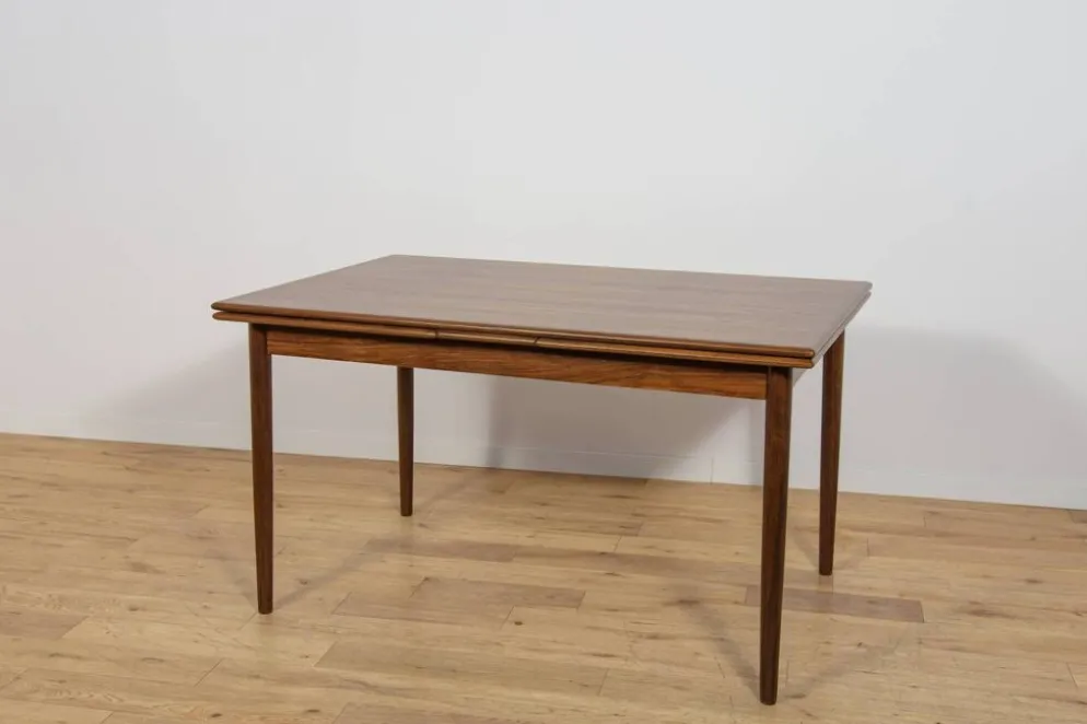 Table à manger extensible en palissandre du milieu du siècle, Danemark, années 1960
