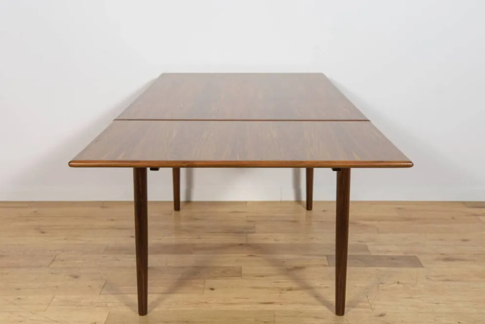 Table à manger extensible en palissandre du milieu du siècle, Danemark, années 1960
