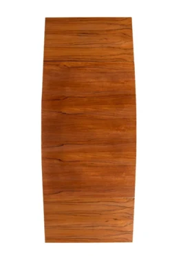 Table à manger extensible en teck et hêtre scandinave, années 1950-60.
