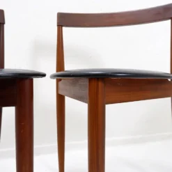 Table à manger extensible en teck et 6 chaises par Hans Olsen pour Frem Røjle, années 1950