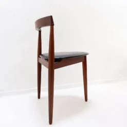 Table à manger extensible en teck et 6 chaises par Hans Olsen pour Frem Røjle, années 1950