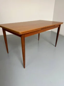 Table à manger extensible en teck design scandinave des années 1960
