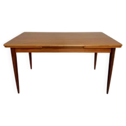 Table à manger extensible en teck design scandinave des années 1960